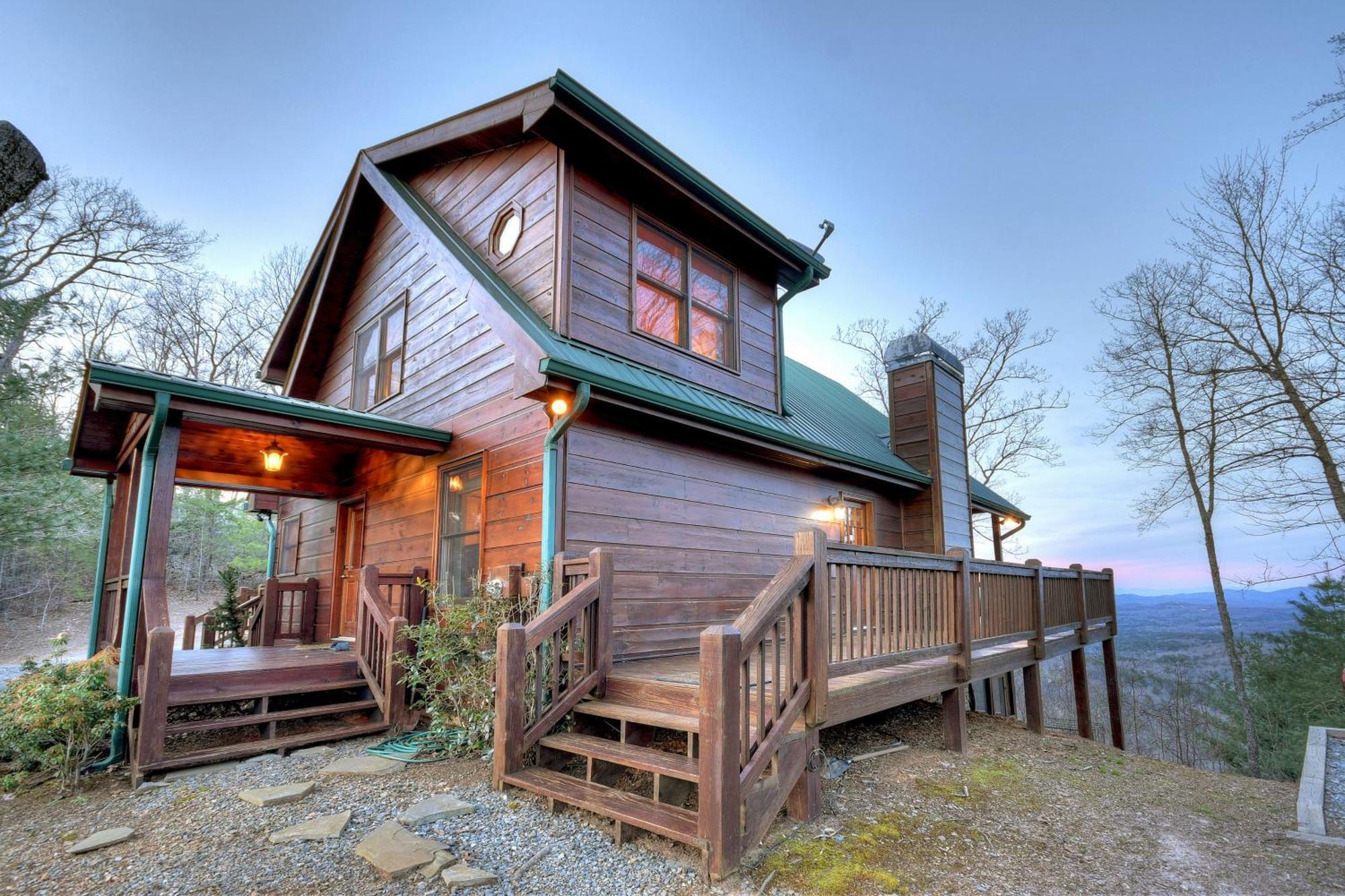 Appalachian Sunrise Amazing Views Close To Blue Ridge Hike From The Cabin Exterior foto